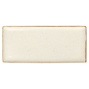Piatto rettangolare Alumilite Seasons, 35 x 16 cm, Beige - Porland  