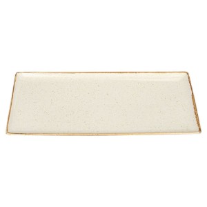 Piatto rettangolare Alumilite Seasons, 35 x 16 cm, Beige - Porland  
