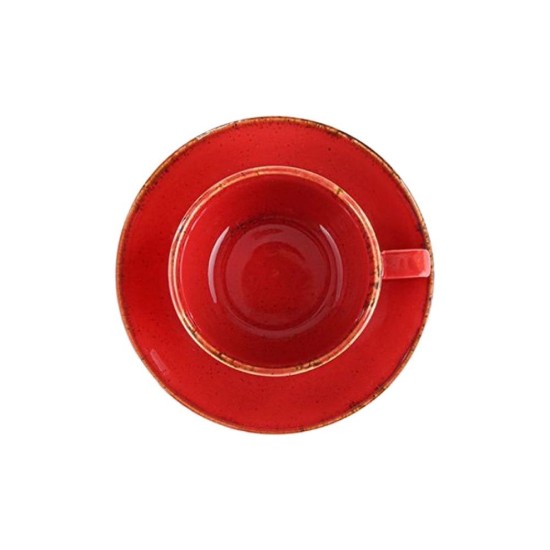 Tazza e piattino Alumilite Seasons, 207 ml, Rosso - Porland