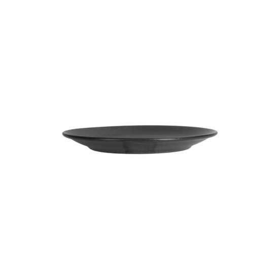 Porcelain dinner plate, 18 cm, black, "Seasons" - Porland