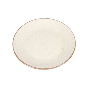 Porseleinen bord, 24cm, "Seizoenen", Beige - Porland