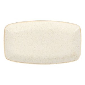 Piatto rettangolare Alumilite Seasons, 31 x 18 cm, Beige - Porland  