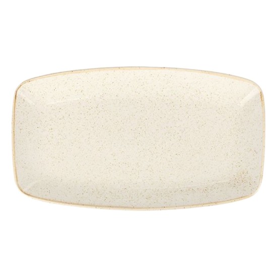 Rectangular Alumilite Seasons platter 31 x 18 cm, Beige - Porland  