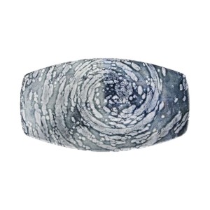 Piatto ovale, porcellana, 27x17cm, "Ethos Vortex" - Porland