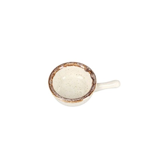 Mini vas cu maner, portelan, 9,5cm, "Seasons", Bej - Porland