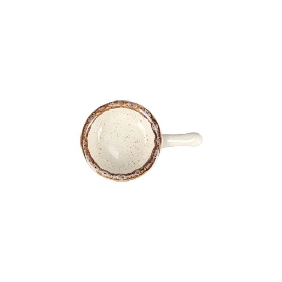 Mini vas cu maner, portelan, 9,5cm, "Seasons", Bej - Porland