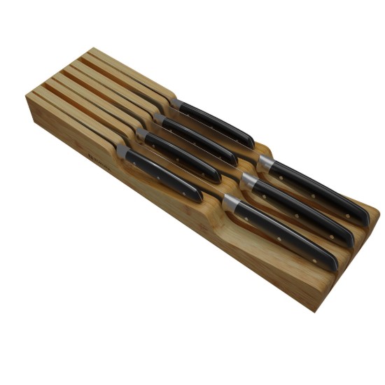 Houder voor messen, gemaakt van bamboe, 42,5 × 9,8 cm - Zokura