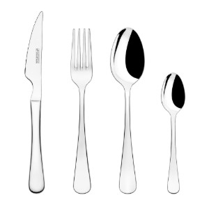 Servizio di posate 24 pezzi, acciaio inox, "Trieste" - Monix