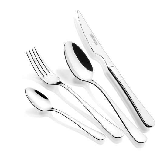 Servizio di posate 24 pezzi, acciaio inox, "Trieste" - Monix