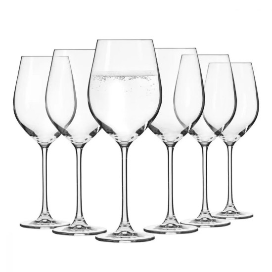 Set bicchieri acqua 6 pezzi, vetro cristallino, 500 ml, 'Splendour' - Krosno