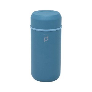 Flacone termoisolante in acciaio inossidabile, "DrinkPod", 350 ml, "Steel Blue" - Grunwerg