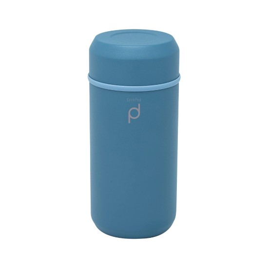 Flacon isolant thermique en acier inoxydable, « DrinkPod », 350 ml, « Steel Blue » - Grunwerg