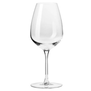 2-delige set witte wijnglazen, gemaakt van kristallijn glas, 460ml, "Duet" - Krosno