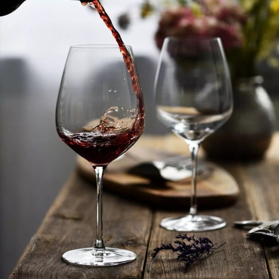 Σετ 2 ποτήρια κρασιού Pinot Noir, από κρυστάλλινο γυαλί, 700ml, "Duet" - Krosno