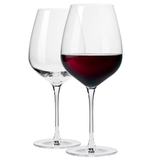 Σετ 2 ποτήρια κρασιού Pinot Noir, από κρυστάλλινο γυαλί, 700ml, "Duet" - Krosno