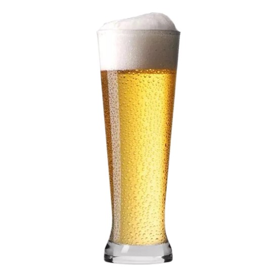 Set di 6 bicchieri da birra Pilsner, in vetro, 500 ml, "Mixology" - Krosno