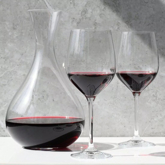 Servizio da vino 3 pezzi in vetro cristallino "Harmony" - Krosno