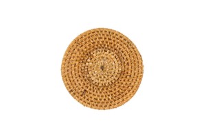 Set sottobicchieri 6 pezzi, 10 cm, Natural - Tiseco