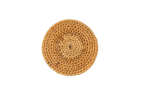 Set sottobicchieri 6 pezzi, 10 cm, Natural - Tiseco