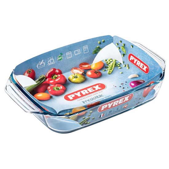 Piatto rettangolare, vetro resistente al calore, 1,4 L, "Irresistibile" - Pyrex