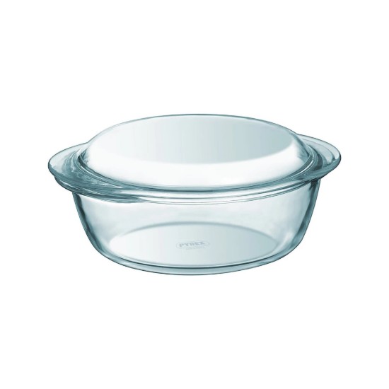 Pentola rotonda con coperchio, in vetro resistente al calore, 3,5 L + 1,4 L, "Classic" - Pyrex
