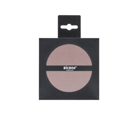Set di 4 sottobicchieri per bicchieri, 10 cm, Togo, Mauve - Tiseco