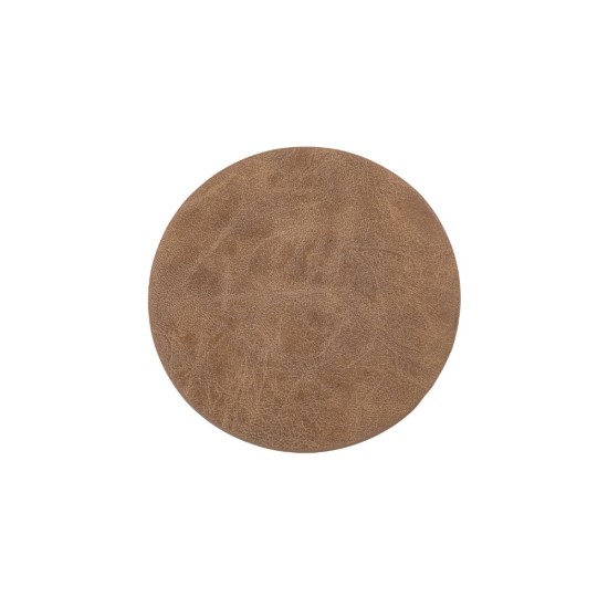 Set di 4 sottobicchieri, 9,5 cm, "Truman", Walnut - Tiseco