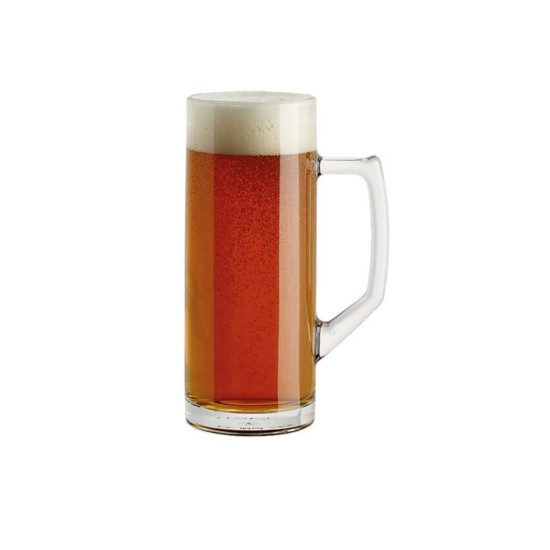 Olutmuki, valmistettu lasista, 630 ml, "Reno" - Borgonovo