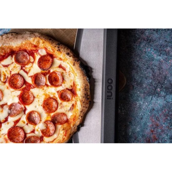 Cortador de pizza de hoja larga, acero inoxidable, 35 cm - Ooni