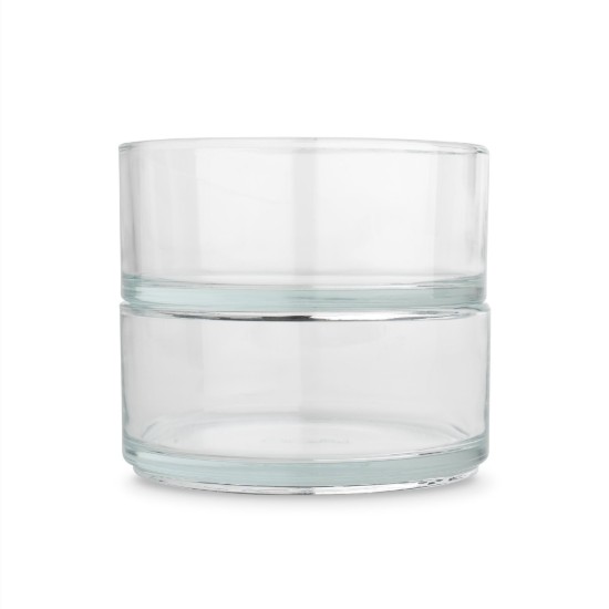 Set van 3 stapelbare bakjes, gemaakt van hittebestendig glas, 970 ml - Ooni