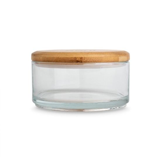 Set van 3 stapelbare bakjes, gemaakt van hittebestendig glas, 970 ml - Ooni