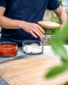 Set van 3 stapelbare bakjes, gemaakt van hittebestendig glas, 970 ml - Ooni