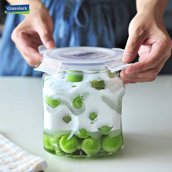 Voedselbewaardoos, glas, 2000ml, "Big Canister" - Glasslock