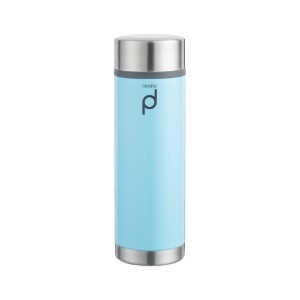"DrinkPod" flacone termoisolante in acciaio inox, 350 ml, Blu - Grunwerg