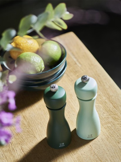 Set od 2 mlinca za sol i papar, 15 cm, "Tahiti Water", Moss&Mint - Peugeot