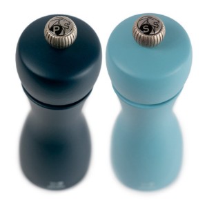 Set van 2 zout- en pepermolens, 15 cm, "Tahiti Air", Midnight&Azur - Peugeot