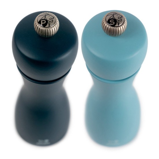 Set mit 2 Salz- und Pfeffermühlen, 15 cm, "Tahiti Air", Midnight&Azur - Peugeot