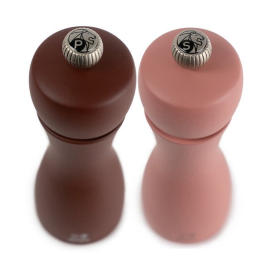 Conjunto de 2 moedores de sal e pimenta, 15 cm, "Tahiti Earth", Cacao&Nuts - Peugeot