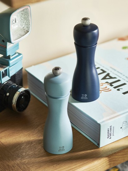 Set mit 2 Salz- und Pfeffermühlen, 15 cm, "Tahiti Air", Midnight&Azur - Peugeot