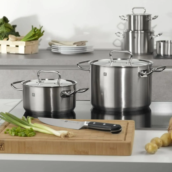 RVS soeppan, met deksel, 16cm/2L, "Twin Classic" - Zwilling