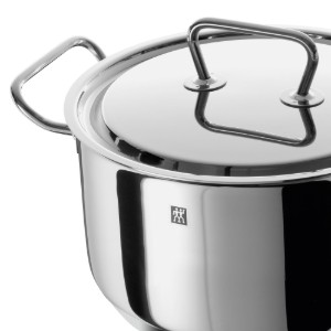 RVS soeppan, met deksel, 24cm/6L, "Twin Classic" - Zwilling