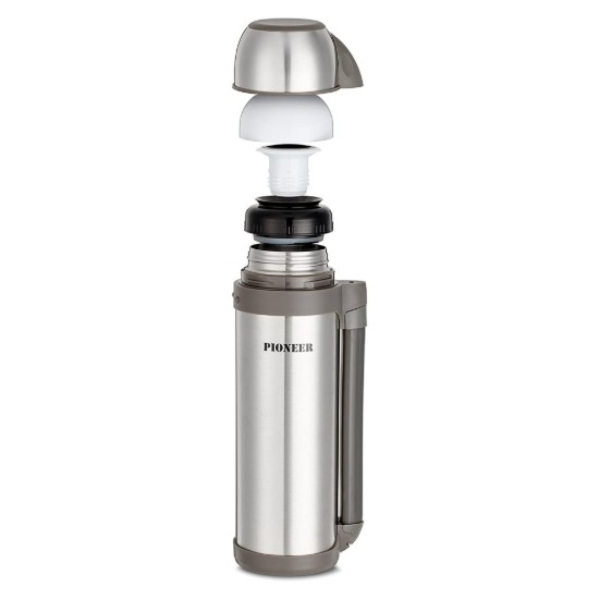 Termos vacuum, inox, 1,8 L, "Pioneer", Argintiu - Grunwerg