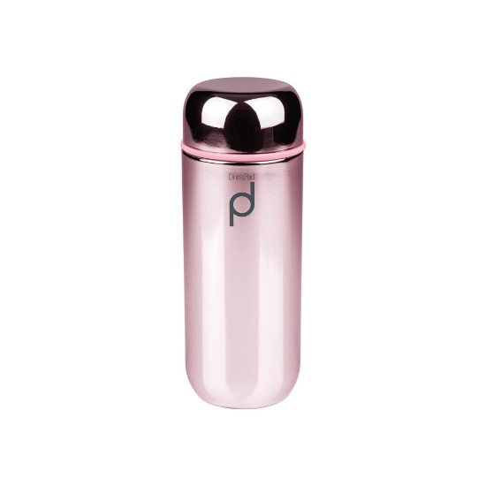Borraccia termicamente isolata, acciaio inossidabile, 200 ml, "DrinkPod", rosa metallizzato - Grunwerg