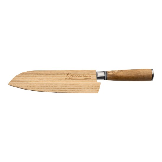 Santoku nuga, teras, 18 cm, "Katana Saya" - Grunwerg