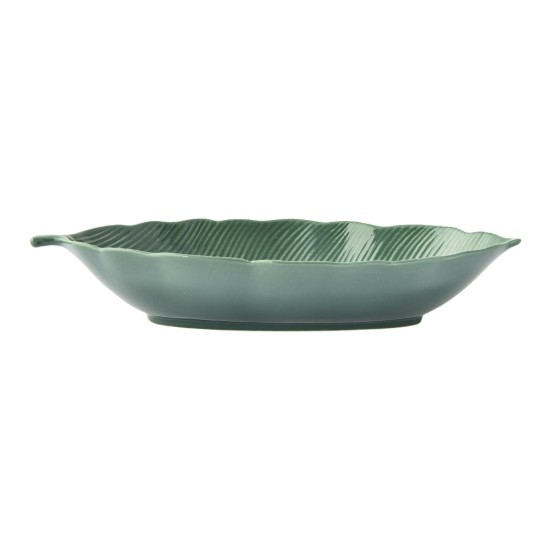 Porselen kase, 30×13 cm, "Tropical Leaves Green" - Easy Life