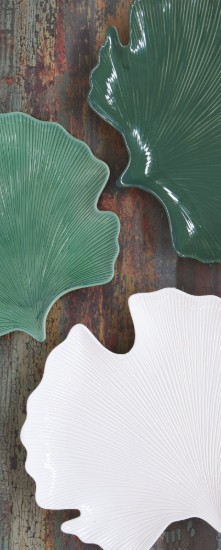Porseleinen schotel "Tropical Leaves Green", 35 x 29 cm - Easy Life 