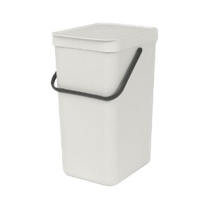 Pattumiera Sort&Go, plastica, 16 L, Light Grey - Brabantia