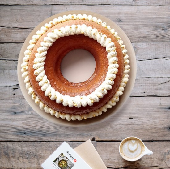 Non-stick baking mould, steel, 24cm, "Savarin" - de Buyer