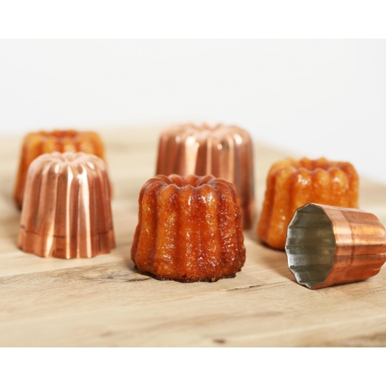 Forma para bolos, cobre, 3,7 × 3,3 cm – de Buyer