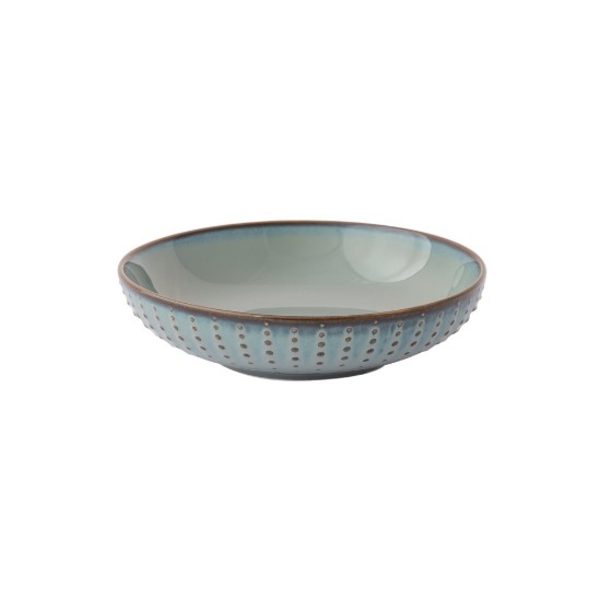 Soup plate, porcelain, 20cm, "Drops Celadon" - Easy Life